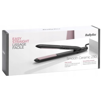 Випрямляч Babyliss, 41Вт, темп.режимів-2, 200 - 230С, кераміка, чорний (ST241E) Випрямляч Babyliss, 41Вт, темп.режимів-2, 200 - 230С, кераміка, чорний (ST241E)