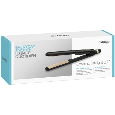 Випрямляч Babyliss, темп.режимів-2, 200-230С, кераміка, турмалін , чорний (ST089E) Випрямляч Babyliss, темп.режимів-2, 200-230С, кераміка, турмалін , чорний (ST089E)