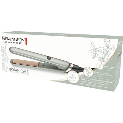 Випрямляч Remington Botanicals, >300Вт, темп.режимів-10, 150-230С, дисплей, кераміка, сіро-зелений (S5860) Випрямляч Remington Botanicals, >300Вт, темп.режимів-10, 150-230С, дисплей, кераміка, сіро-зелений (S5860)