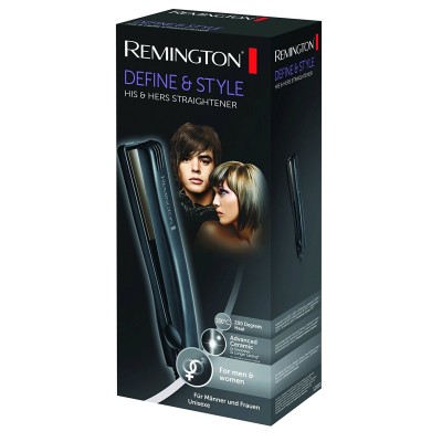 Випрямляч Remington Define&Style, 300Вт, 200С, кераміка, чорний (S2880) Випрямляч Remington Define&Style, 300Вт, 200С, кераміка, чорний (S2880)