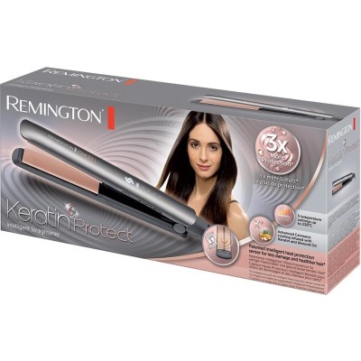Випрямляч Remington Keratin Protect, 55Вт, темп.режимів-5, 160-230С, кераміка, сріблястий (S8598) Випрямляч Remington Keratin Protect, 55Вт, темп.режимів-5, 160-230С, кераміка, сріблястий (S8598)