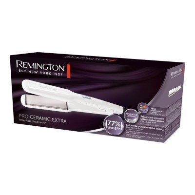 Випрямляч Remington Pro-Ceramic Extra, темп.режимов-9, 150-230С, чохол, кераміка, білий (S5527) Випрямляч Remington Pro-Ceramic Extra, темп.режимов-9, 150-230С, чохол, кераміка, білий (S5527)