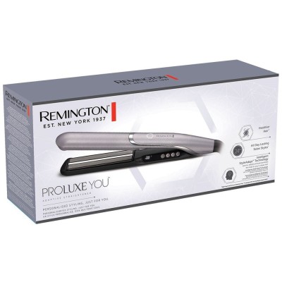 Випрямляч Remington ProLuxe You Adaptive, 52Вт, темп.режимів-9, 150-230С, дисплей, іонізація, кераміка, чорно-сірий (S9880) Випрямляч Remington ProLuxe You Adaptive, 52Вт, темп.режимів-9, 150-230С, дисплей, іонізація, кераміка, чорно-сірий (S9880)