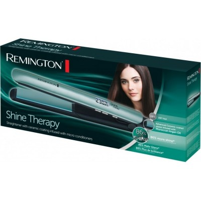 Випрямляч Remington Shine Therapy, >300Вт, 150-230С, дисплей, кераміка, металік (S8500) Випрямляч Remington Shine Therapy, >300Вт, 150-230С, дисплей, кераміка, металік (S8500)