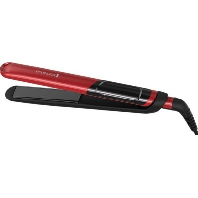 Випрямляч Remington Silk Straightener, 300Вт, 150-235С, дисплей, кейс, кераміка, чорно-червоний (S9600) Випрямляч Remington Silk Straightener, 300Вт, 150-235С, дисплей, кейс, кераміка, чорно-червоний (S9600)