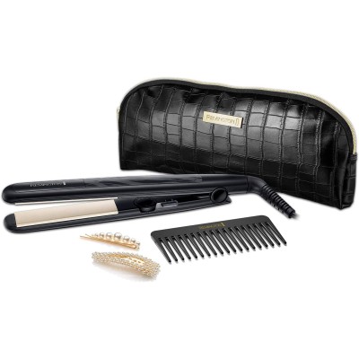 Випрямляч Remington Style Edition, 43Вт, темп.режимів-9, 150-230С, іонизація, кейс, акс., кераміка, турмалін , чорний (S3505GP)