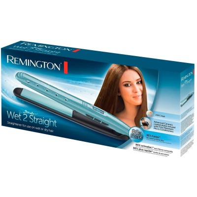 Випрямляч Remington Wet 2 Straight, 47Вт, темп.режимів-10, 140-230С, дисплей, кераміка, титан , бірюзовий (S7300) Випрямляч Remington Wet 2 Straight, 47Вт, темп.режимів-10, 140-230С, дисплей, кераміка, титан , бірюзовий (S7300)