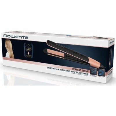 Випрямляч Rowenta Express Shine Papaya, >240Вт, темп.режимів-8, 140-210С, дисплей, кераміка, чорний (SF4620F0) Випрямляч Rowenta Express Shine Papaya, >240Вт, темп.режимів-8, 140-210С, дисплей, кераміка, чорний (SF4620F0)