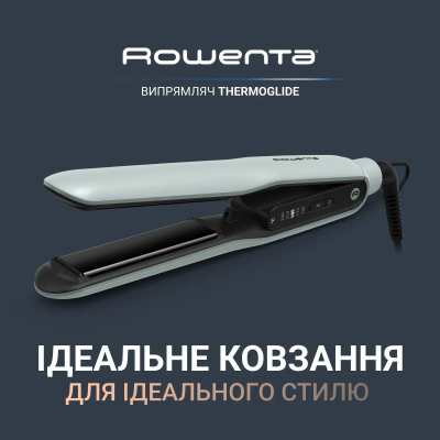 Випрямляч Rowenta Thermoglide, темп.режимів-5, 150-230С, іонізація, титан, світло-зелений (SF5120E0) Випрямляч Rowenta Thermoglide, темп.режимів-5, 150-230С, іонізація, титан, світло-зелений (SF5120E0)