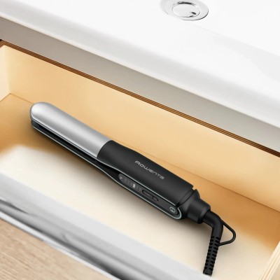 Випрямляч Rowenta Thermostyle, темп.режимів-5, 150-230С, дисплей, іонізація, кераміка, титан, чорно-сірий (SF7120E0) Випрямляч Rowenta Thermostyle, темп.режимів-5, 150-230С, дисплей, іонізація, кераміка, титан, чорно-сірий (SF7120E0)