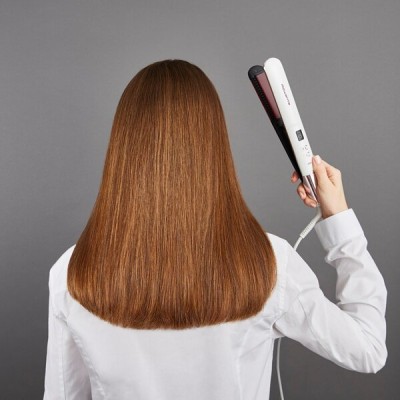 Випрямляч Rowenta Volumizer, >240Вт, темп.режимів-8, 140-210С, дисплей, іонізація, кераміка, біло-рожевий (SF4655F0) Випрямляч Rowenta Volumizer, >240Вт, темп.режимів-8, 140-210С, дисплей, іонізація, кераміка, біло-рожевий (SF4655F0)