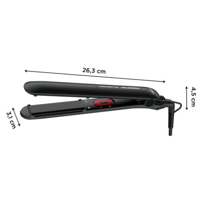 Випрямляч Rowenta x Karl Lagerfeld Easyliss, >240Вт, >200С, кераміка, турмалін , чорний (SF161LF0)
