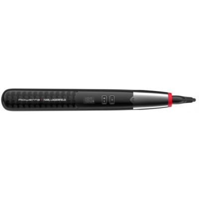 Випрямляч Rowenta x Karl Lagerfeld K/Pro Stylist Straightener, темп.режимів-8, 140-210С, дисплей, іонізація, кераміка, чорний (S Випрямляч Rowenta x Karl Lagerfeld K/Pro Stylist Straightener, темп.режимів-8, 140-210С, дисплей, іонізація, кераміка, чорний (S