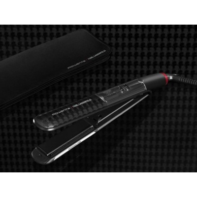 Випрямляч Rowenta x Karl Lagerfeld K/Pro Stylist Straightener, темп.режимів-8, 140-210С, дисплей, іонізація, кераміка, чорний (S Випрямляч Rowenta x Karl Lagerfeld K/Pro Stylist Straightener, темп.режимів-8, 140-210С, дисплей, іонізація, кераміка, чорний (S