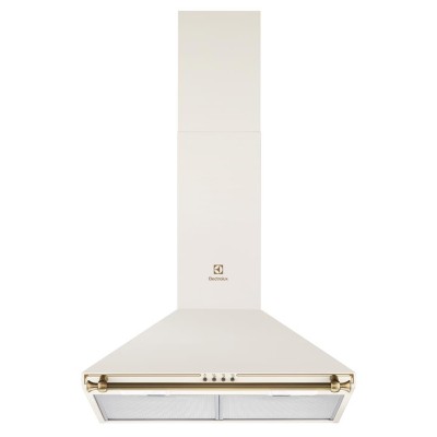 Витяжка Electrolux купольна Rococo, 60см, 420м куб год., шампань (EFC226V)