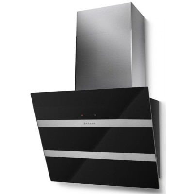 Витяжка Faber похила, 55см, 1219м.куб/год, Steelmax Ev8 Led Bk A55, чеорний/нерж