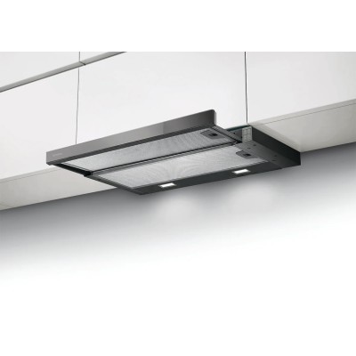 Витяжка Faber телескоп, 60см, 701м.куб/год, Flexa Ng Glass Lux Bk A60, чорний