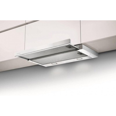 Витяжка Faber телескоп, 60см, 701м.куб/год, Flexa Ng Glass Lux Wh A60, білий