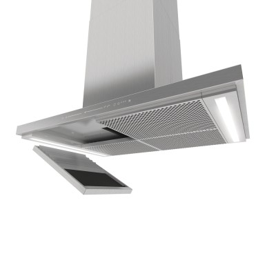 Витяжка Gorenje похила, 60см, 608м.куб/год, чорний (WHI649EXBG)