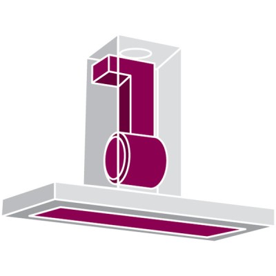 Витяжка Gorenje похила, 60см, 608м.куб/год, чорний (WHI649EXBG)