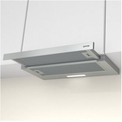 Витяжка Gorenje телескопічна, 60см, 350м.куб/год, нерж (TH62E3X)