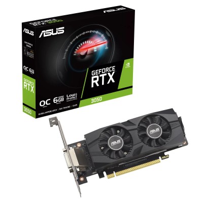 Відеокарта ASUS GeForce RTX 3050 6GB GDDR6 OC low profile RTX3050-O6G-LP-BRK (90YV0KQ0-M0NA00) Відеокарта ASUS GeForce RTX 3050 6GB GDDR6 OC low profile RTX3050-O6G-LP-BRK (90YV0KQ0-M0NA00)