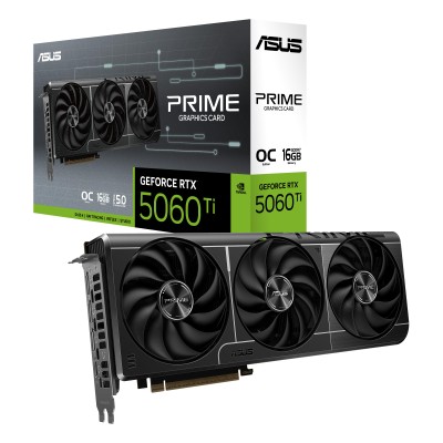 Відеокарта ASUS GeForce RTX 5060 Ti 16GB GDDR7 OC PRIME-RTX5060TI-O16G (90YV0MH2-M0NA00) Відеокарта ASUS GeForce RTX 5060 Ti 16GB GDDR7 OC PRIME-RTX5060TI-O16G (90YV0MH2-M0NA00)