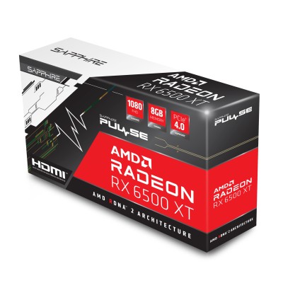 Відеокарта SAPPHIRE Radeon RX 6500 XT 8GB GDDR6 PULSE GAMING OC (11314-08-20G) Відеокарта SAPPHIRE Radeon RX 6500 XT 8GB GDDR6 PULSE GAMING OC (11314-08-20G)