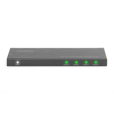 Відеосплітер DIGITUS HDMI (INx1 - OUTx4), 4K, Ultra Slim (DS-45323)