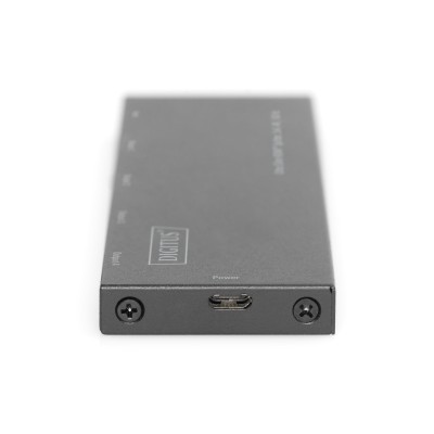 Відеосплітер DIGITUS HDMI (INx1 - OUTx4), 4K, Ultra Slim (DS-45323)