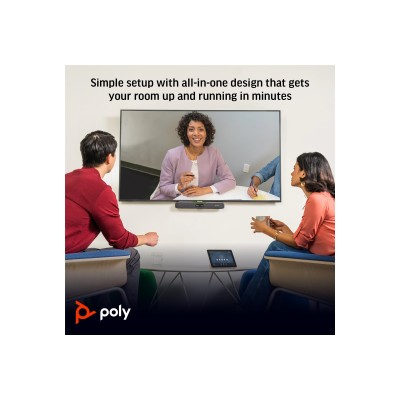 Відеотермінал Poly Studio X30, 4K, Poly Video OS, сертифікати Microsoft Teams, Zoom, сірий (83Z45AA) Відеотермінал Poly Studio X30, 4K, Poly Video OS, сертифікати Microsoft Teams, Zoom, сірий (83Z45AA)
