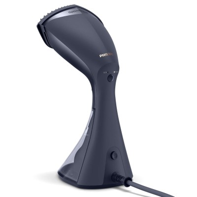 Відпарювач Philips компактний 8000 Series, 1600Вт, 230мл, постійна пара - 32гр, керам. підошва, чорний (GC810/20) Відпарювач Philips компактний 8000 Series, 1600Вт, 230мл, постійна пара - 32гр, керам. підошва, чорний (GC810/20)