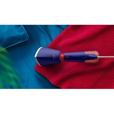 Відпарювач Philips компактний Series 5000, 1400Вт, 120мл, паровий удар -24гр, складана ручка, чохол-рукавичка, килимок, пластик,