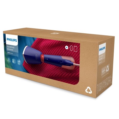 Відпарювач Philips компактний Series 5000, 1400Вт, 120мл, паровий удар -24гр, складана ручка, чохол-рукавичка, килимок, пластик,