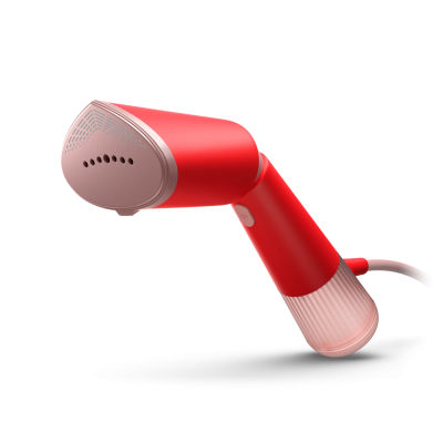 Відпарювач Philips компактний Series 5000, 1400Вт, 120мл, паровий удар -24гр, складана ручка, чохол-рукавичка, пластик, червоний Відпарювач Philips компактний Series 5000, 1400Вт, 120мл, паровий удар -24гр, складана ручка, чохол-рукавичка, пластик, червоний