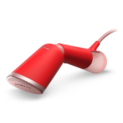 Відпарювач Philips компактний Series 5000, 1400Вт, 120мл, паровий удар -24гр, складана ручка, чохол-рукавичка, пластик, червоний Відпарювач Philips компактний Series 5000, 1400Вт, 120мл, паровий удар -24гр, складана ручка, чохол-рукавичка, пластик, червоний