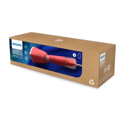 Відпарювач Philips компактний Series 5000, 1400Вт, 120мл, паровий удар -24гр, складана ручка, чохол-рукавичка, пластик, червоний Відпарювач Philips компактний Series 5000, 1400Вт, 120мл, паровий удар -24гр, складана ручка, чохол-рукавичка, пластик, червоний