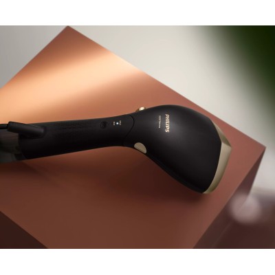 Відпарювач PHILIPS компактний, 1500Вт, 100 и 200мл, постійна пара - 28гр, керам. підошва, чорний (STH7060/80) Відпарювач PHILIPS компактний, 1500Вт, 100 и 200мл, постійна пара - 28гр, керам. підошва, чорний (STH7060/80)