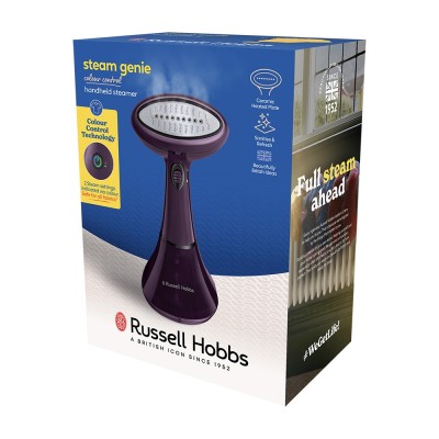 Відпарювач Russell Hobbs Genie Colour Control, 1800Вт, 200мл, 32Бар, фіолетовий (27410-56) Відпарювач Russell Hobbs Genie Colour Control, 1800Вт, 200мл, 32Бар, фіолетовий (27410-56)