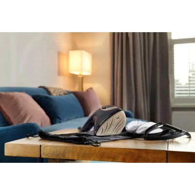 Відпарювач Russell Hobbs Steam Genie 2-в-1, 1700Вт, 150мл, паровий удар -20гр, постійна пара - 20гр, керам. підошва, синій (2837