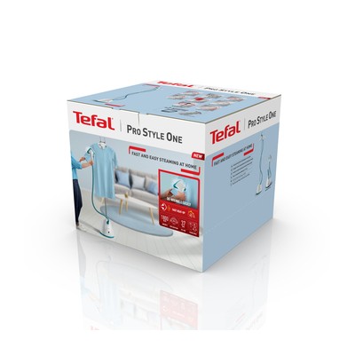 Відпарювач Tefal вертикальний Pro Style One, 1800Вт, 1500мл, постійна пара - 37гр, нерж. сталь, біло-голубий (IT2460E0) Відпарювач Tefal вертикальний Pro Style One, 1800Вт, 1500мл, постійна пара - 37гр, нерж. сталь, біло-голубий (IT2460E0)