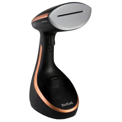 Відпарювач Tefal компактний Access Steam Care, 1600Вт, 200мл, постійна пара - 30гр, керам. підошва, чорно-мідний (DT9100E0)