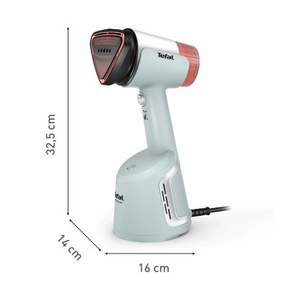 Відпарювач Tefal компактний AeroSteam, 1400Вт, 100мл, постійна пара - 20гр, світло-зелений (DT9814F0) Відпарювач Tefal компактний AeroSteam, 1400Вт, 100мл, постійна пара - 20гр, світло-зелений (DT9814F0)