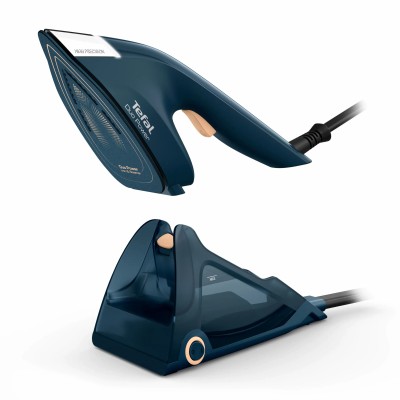 Відпарювач Tefal компактний Duo Power 2в1, 1700Вт, 400мл, паровий удар -180гр, постійна пара - 25гр, керам. підошва, синій (JF40