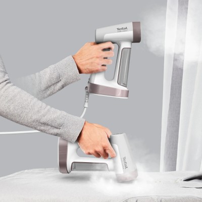 Відпарювач Tefal компактний Pure Force 2в1, 1800Вт, 180мл, постійна пара - 35гр, керам. підошва, білий (DT8720E0) Відпарювач Tefal компактний Pure Force 2в1, 1800Вт, 180мл, постійна пара - 35гр, керам. підошва, білий (DT8720E0)