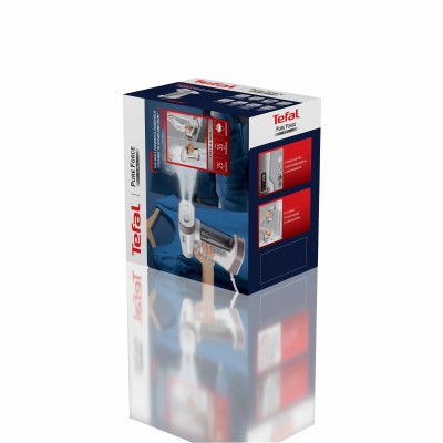 Відпарювач Tefal компактний Pure Force 2в1, 1800Вт, 180мл, постійна пара - 35гр, керам. підошва, білий (DT8720E0) Відпарювач Tefal компактний Pure Force 2в1, 1800Вт, 180мл, постійна пара - 35гр, керам. підошва, білий (DT8720E0)