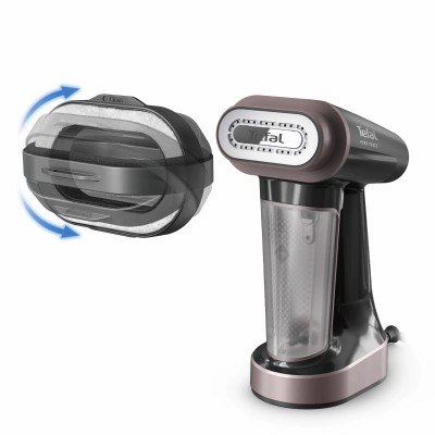Відпарювач Tefal компактний Pure Force 3в1, 1800Вт, 180мл, постійна пара - 35гр, керам. підошва, чорно-рожевий (DT8765E0) Відпарювач Tefal компактний Pure Force 3в1, 1800Вт, 180мл, постійна пара - 35гр, керам. підошва, чорно-рожевий (DT8765E0)