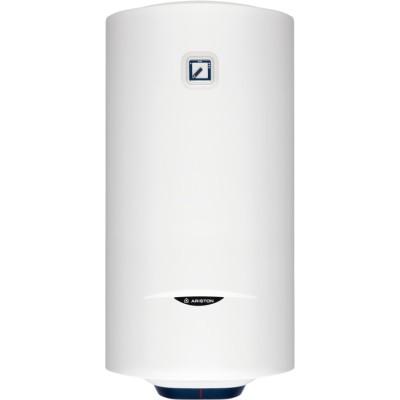 Водонагрівач електр. Ariston круглий BLU1 R PL DRY, 100л, 1,5кВт, сухий тен, мех. кер-ння, C, Італія, білий Водонагрівач електр. Ariston круглий BLU1 R PL DRY, 100л, 1,5кВт, сухий тен, мех. кер-ння, C, Італія, білий