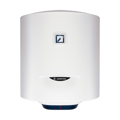 Водонагрівач електр. Ariston круглий BLU1 R PL DRY, 50л, 1,5кВт, сухий тен, мех. кер-ння, C, Італія, білий Водонагрівач електр. Ariston круглий BLU1 R PL DRY, 50л, 1,5кВт, сухий тен, мех. кер-ння, C, Італія, білий
