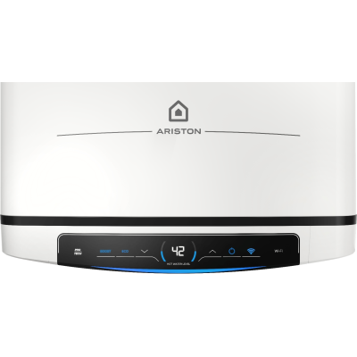Водонагрівач електр. Ariston плаский слім VELIS PRO DRY WIFI 80 EU, 80л, 2*1,5кВт, сух тен, ун. монтаж, електр. кер-ння, B, Італ Водонагрівач електр. Ariston плаский слім VELIS PRO DRY WIFI 80 EU, 80л, 2*1,5кВт, сух тен, ун. монтаж, електр. кер-ння, B, Італ
